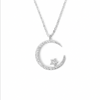 💕48% OFF💕 Bright Night: Moon & Star Necklace 🌙