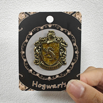 Harry Potter badge brooch keychain Hogsworth Lion House Snake House Eagle House pin