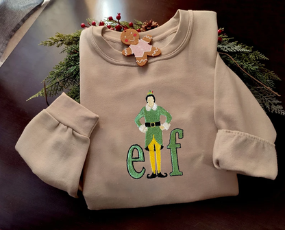 Elf Embroidered Sweatshirt