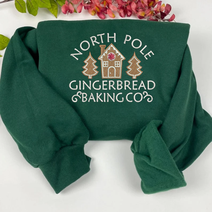 Gingerbread Baking Co Embroidered Sweatshirt