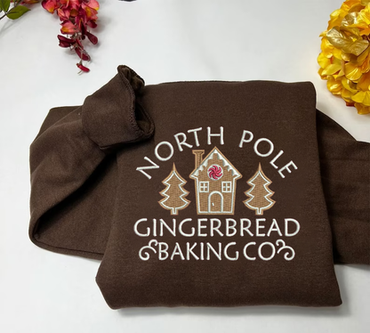 Gingerbread Baking Co Embroidered Sweatshirt