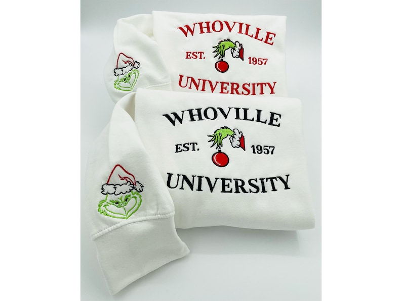 Whoville University Embroidered Sweatshirt